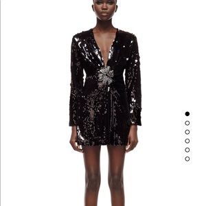 Zara sequin dress